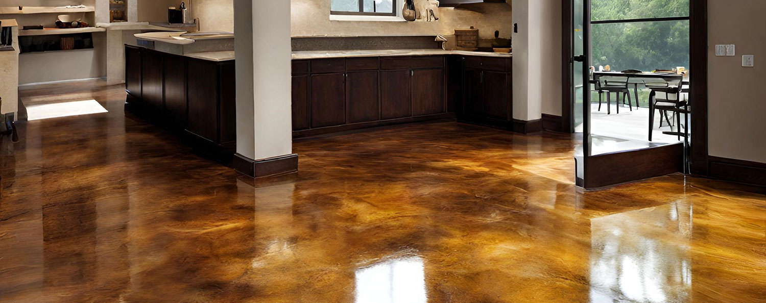 Stained Floors in Schertz, Texas